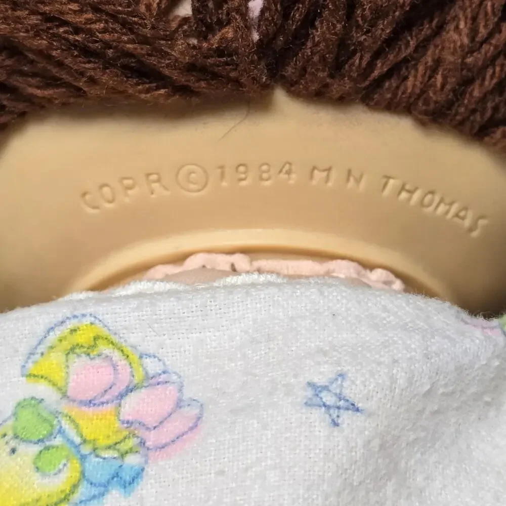 Vintage CPK Cabbage Patch Kids Doll Brown Hair 1984 MC Thomas